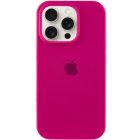 Чохол Silicone Case Full для iPhone 16 Pro rose red