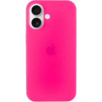 Чехол Silicone Case Full для iPhone 16 barbie pink