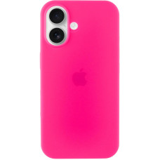 Чехол Silicone Case Full для iPhone 16 barbie pink