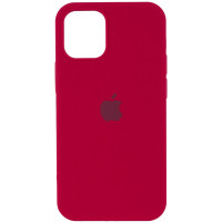Чехол Silicone Case Full для iPhone 16 rose red
