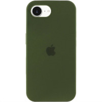 Чохол Silicone Case Full для iPhone 16e dark olive