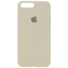 Чехол Silicone Case Full для iPhone 7 Plus/ 8 Plus antique white