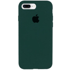 Чехол Silicone Case Full для iPhone 7 Plus/ 8 Plus forest green