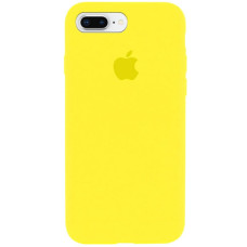 Чехол Silicone Case Full для iPhone 7 Plus/ 8 Plus neon yellow
