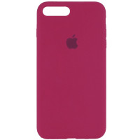 Чохол Silicone Case Full для iPhone 7 Plus/ 8 Plus rose red