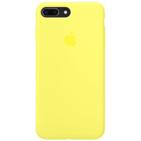 Чехол Silicone Case Full для iPhone 7 Plus/ 8 Plus yellow