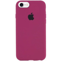Чехол Silicone Case Full для iPhone 7/8/SE2/SE3 maroon