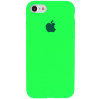 Чохол Silicone Case Full для iPhone 7/8/SE2/SE3 neon green
