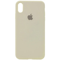 Чехол Silicone Case Full для iPhone XS Max antique white