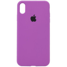Чехол Silicone Case Full для iPhone XS Max grape