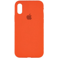 Чохол Silicone Case Full для iPhone X/XS kumquat
