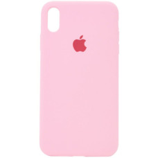 Чохол Silicone Case Full для iPhone X/XS light pink