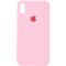Чохол Silicone Case Full для iPhone X/XS light pink