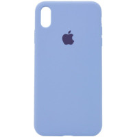 Чохол Silicone Case Full для iPhone X/XS lilac blue