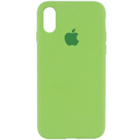Чохол Silicone Case Full для iPhone XS Max mint