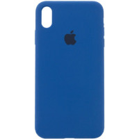 Чохол Silicone Case Full для iPhone X/XS navy blue