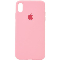 Чехол Silicone Case Full для iPhone XS Max pink