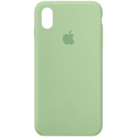 Чехол Silicone Case Full для iPhone XS Max pistachio