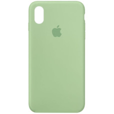 Чехол Silicone Case Full для iPhone XS Max pistachio