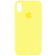 Чохол Silicone Case Full для iPhone X/XS pollen