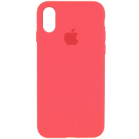 Чехол Silicone Case Full для iPhone X/XS watermelon red