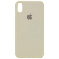 Чехол Silicone Case Full для iPhone XR antique white