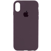 Чехол Silicone Case Full для iPhone XR elderberry