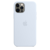 Чохол Silicone Case with MagSafe для iPhone 12 Pro Max cloud blue