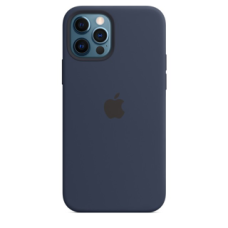 Чехол Silicone Case with MagSafe для iPhone 12 Pro Max deep navy