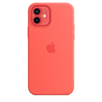 Чохол Silicone Case with MagSafe для iPhone 12/12 Pro pink citrus