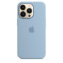 Чохол Silicone Case with MagSafe для iPhone 13 Pro Max blue fog