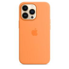 Чехол Silicone Case with MagSafe для iPhone 13 Pro marigold