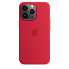 Чехол Silicone Case with MagSafe для iPhone 13 Pro Max red