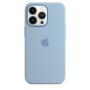 Чохол Silicone Case with MagSafe для iPhone 13 Pro Max blue fog
