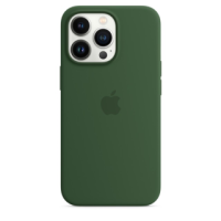 Чохол Silicone Case with MagSafe для iPhone 13 Pro Max clover