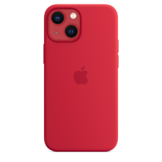 Чехол Silicone Case with MagSafe для iPhone 13 red