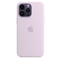Чехол Silicone Case with MagSafe для iPhone 14 Pro lilac