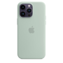 Чохол Silicone Case with MagSafe для iPhone 14 Pro succulent