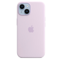 Чохол Silicone Case with MagSafe для iPhone 14 Plus lilac