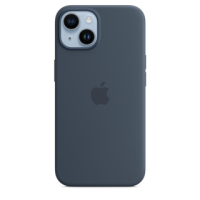 Чохол Silicone Case with MagSafe для iPhone 14 Plus storm blue