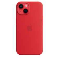 Чехол Silicone Case with MagSafe для iPhone 14 Plus red