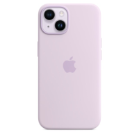 Чохол Silicone Case with MagSafe для iPhone 14 lilac