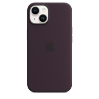 Чохол Silicone Case with MagSafe для iPhone 14 elderberry