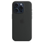Чохол Silicone Case with MagSafe для iPhone 15 Pro black
