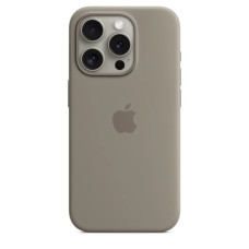 Чехол Silicone Case with MagSafe для iPhone 15 Pro Max clay