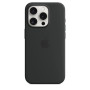 Чохол Silicone Case with MagSafe для iPhone 15 Pro black