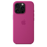 Чохол Silicone Case with MagSafe для iPhone 16 Pro Max fuchsia