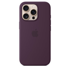 Чехол Silicone Case with MagSafe для iPhone 16 Pro Max plum