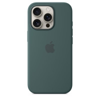 Чехол Silicone Case with MagSafe для iPhone 16 Pro lake green