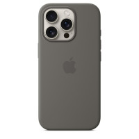 Чохол Silicone Case with MagSafe для iPhone 16 Pro Max stone gray